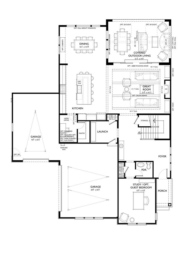 Laguna Sur - Main Level w/3-Car Side Load Garage