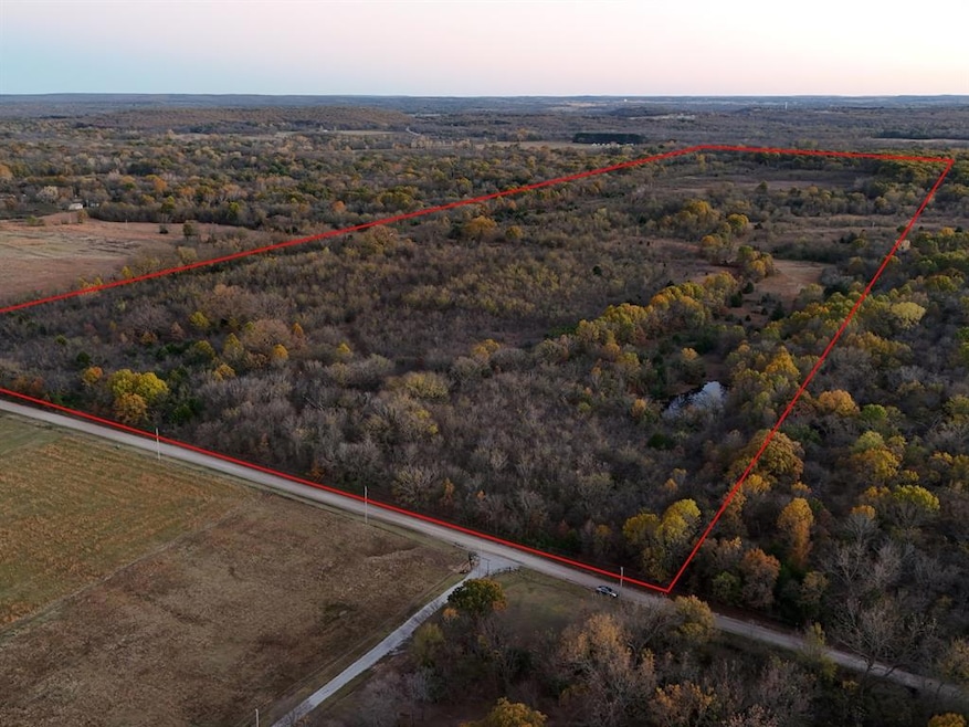 View of aerial view at dusk