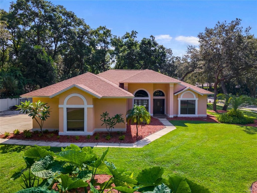 Corner lot with half acre!