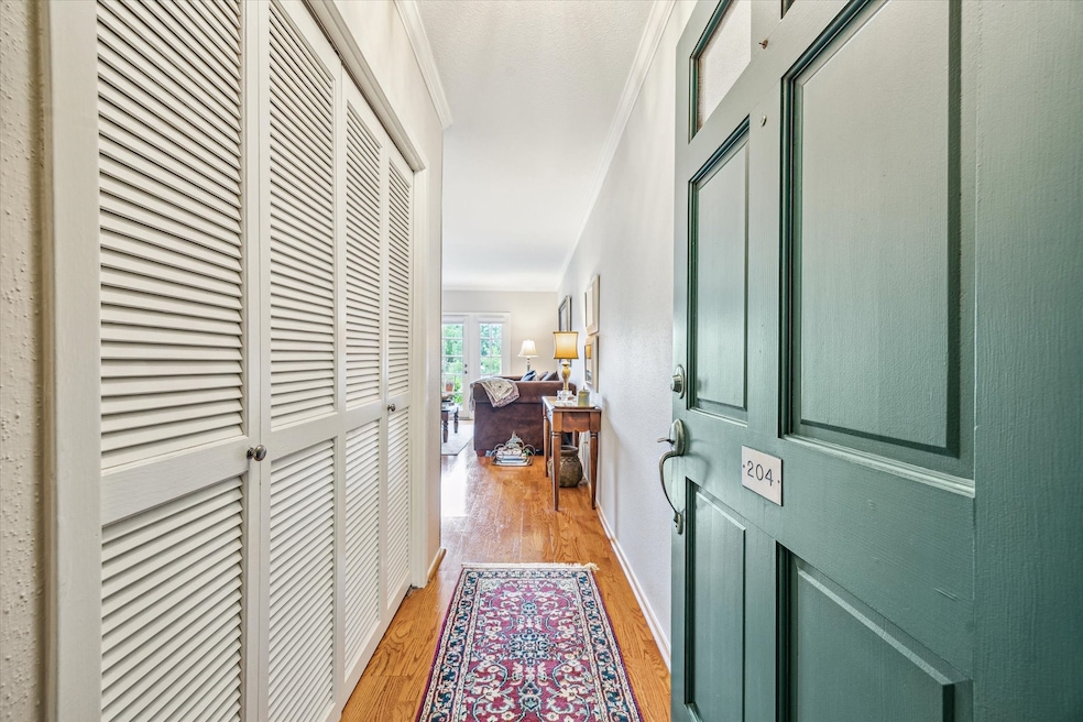 Front Entry into unit