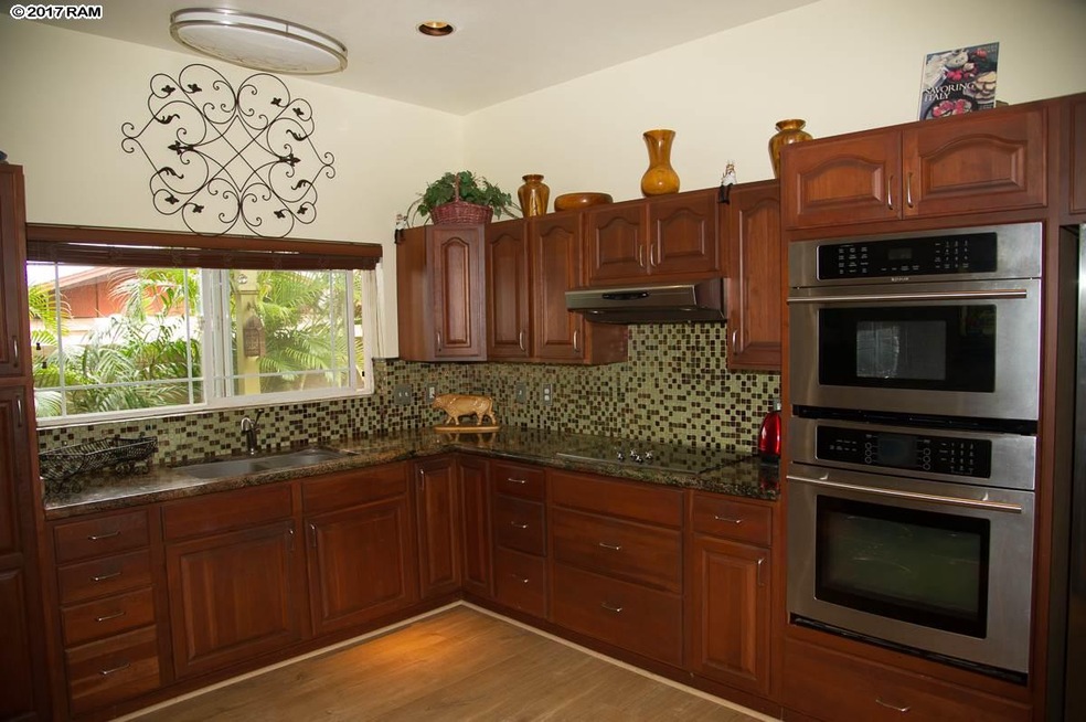Granite Counter Tops with fantastic backsplash