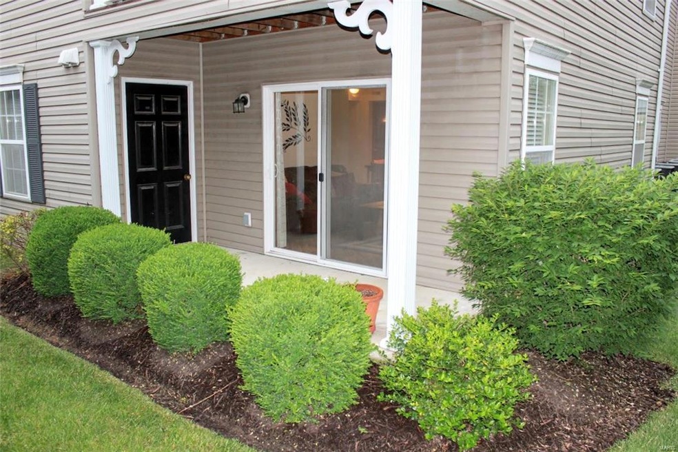Enjoy morning coffee on your semi-private patio.