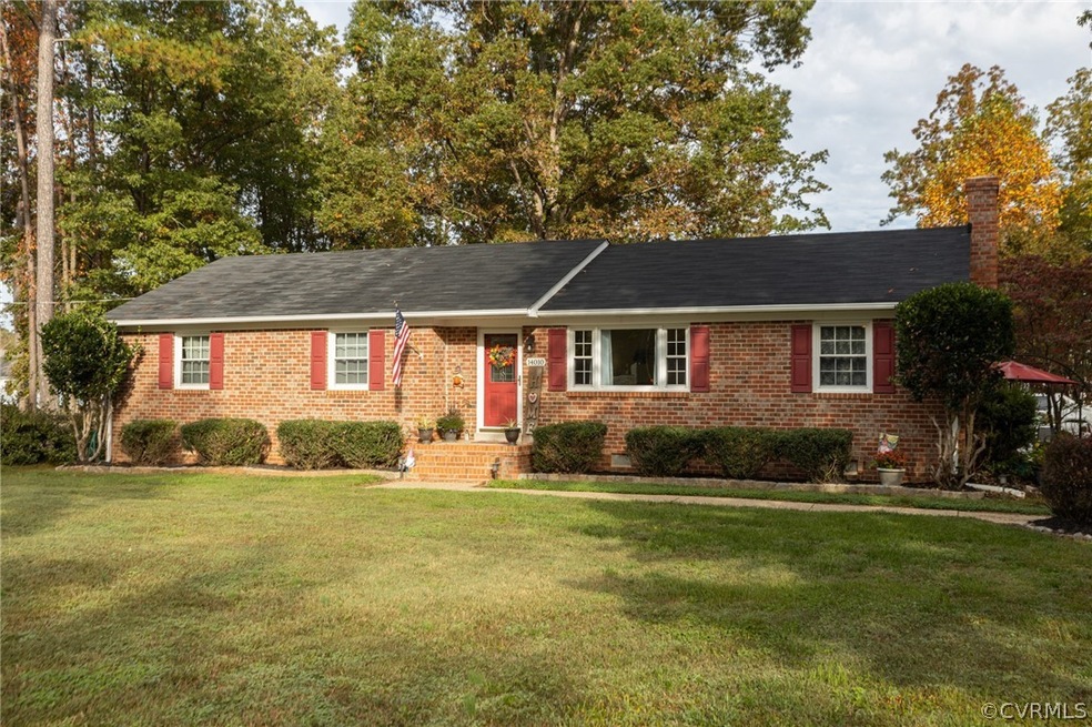 Solid brick rancher nestled on 1.19 acre lot with