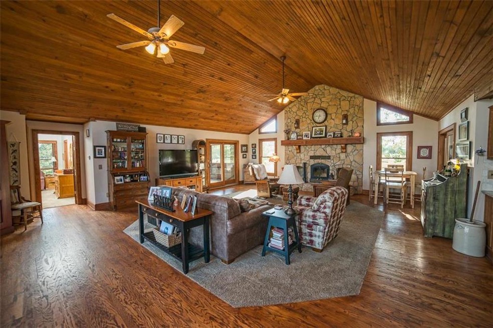 Family Room main level.  Kitchen to the right.