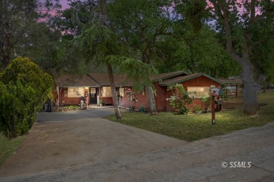 Front of house. Altered image