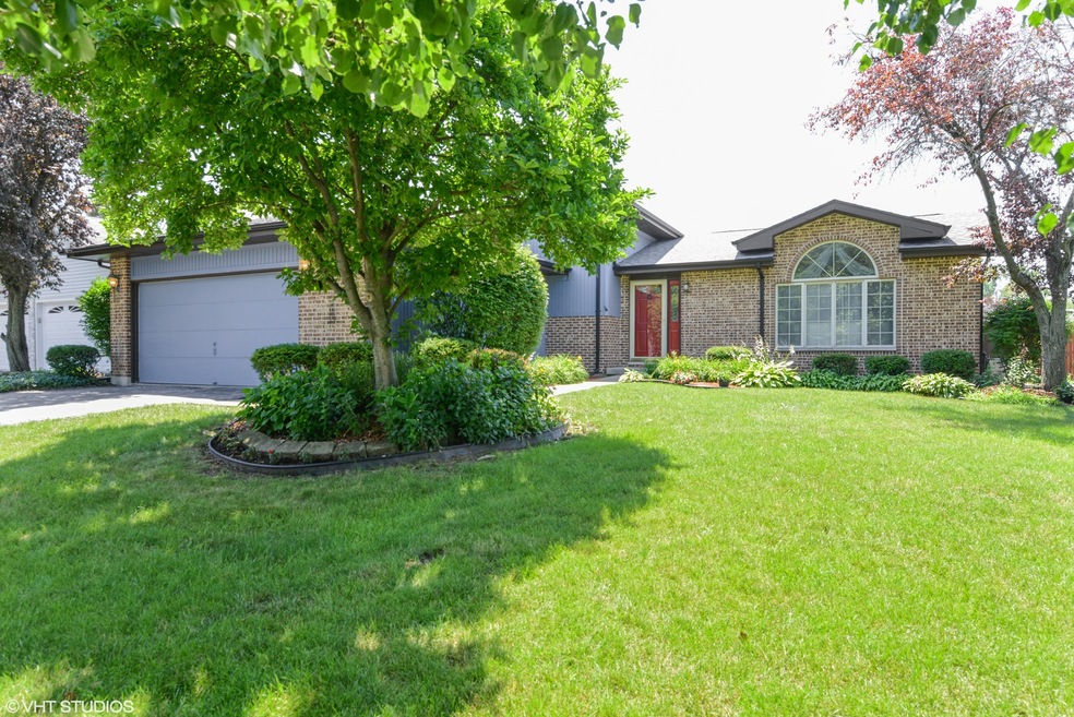 Beautifully landscaped front yard