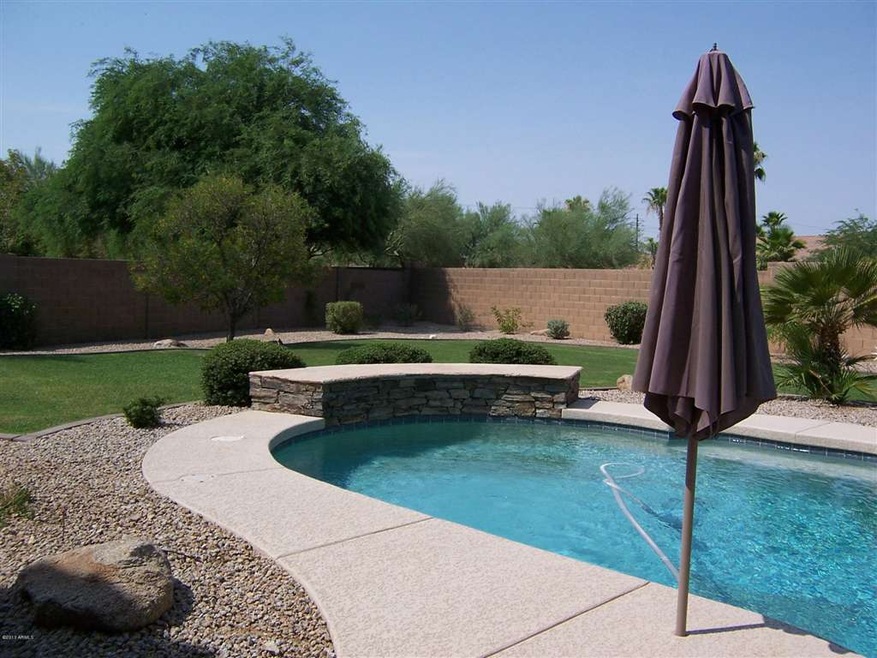 Large lot with pool