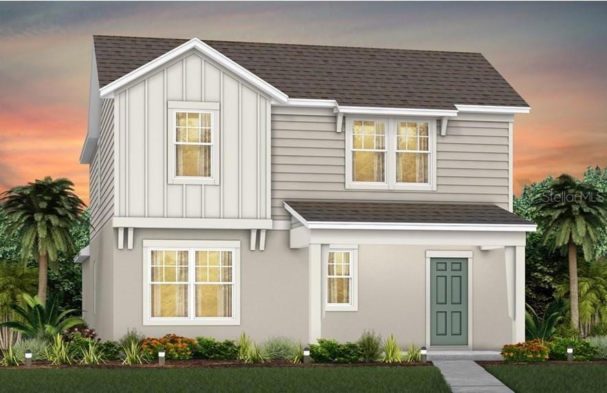 Exterior Design. Artistic rendering for this new construction home. Pictures are for illustrative purposes only. Elevations, colors and options may vary.