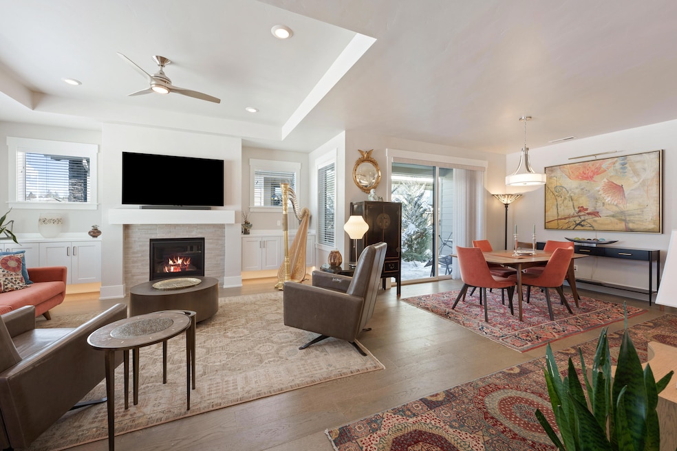 Living & dining areas