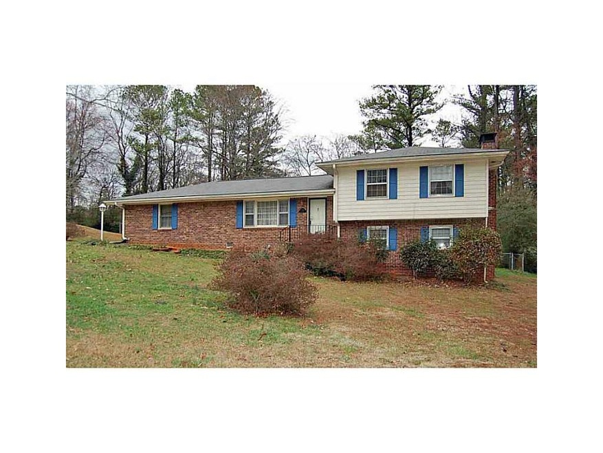 Exterior Front. Brick split level with hardwoods