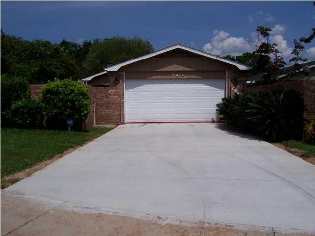 Front of house showing new driveway