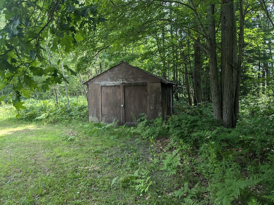 usable shed on property