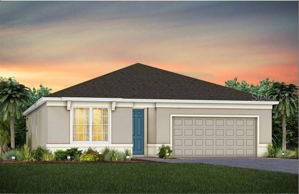 Exterior Design. Artistic rendering for this new construction home. Pictures are for illustrative purposes only. Elevations, colors and options may vary.