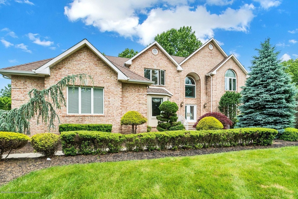 Brick front contemporary colonial