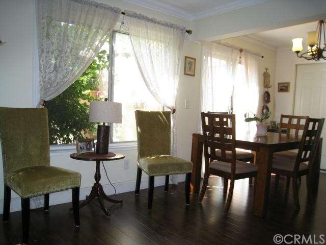 Living area besides front door