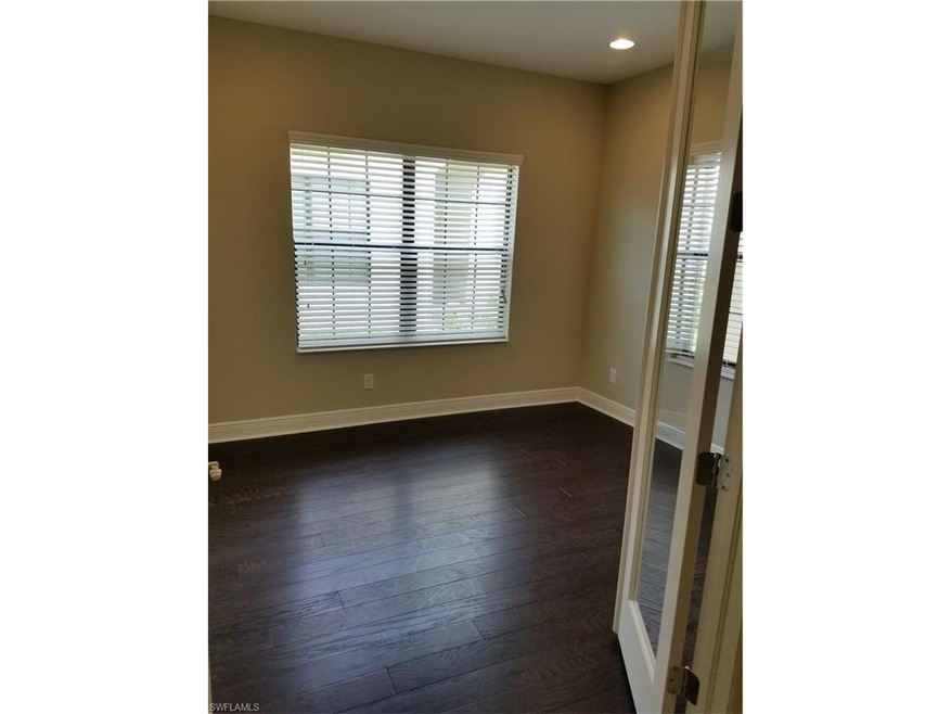 Gorgeous engineered hardwood floors in the den
