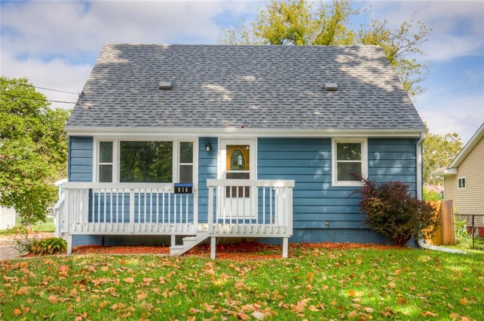 Freshly painted deck and siding