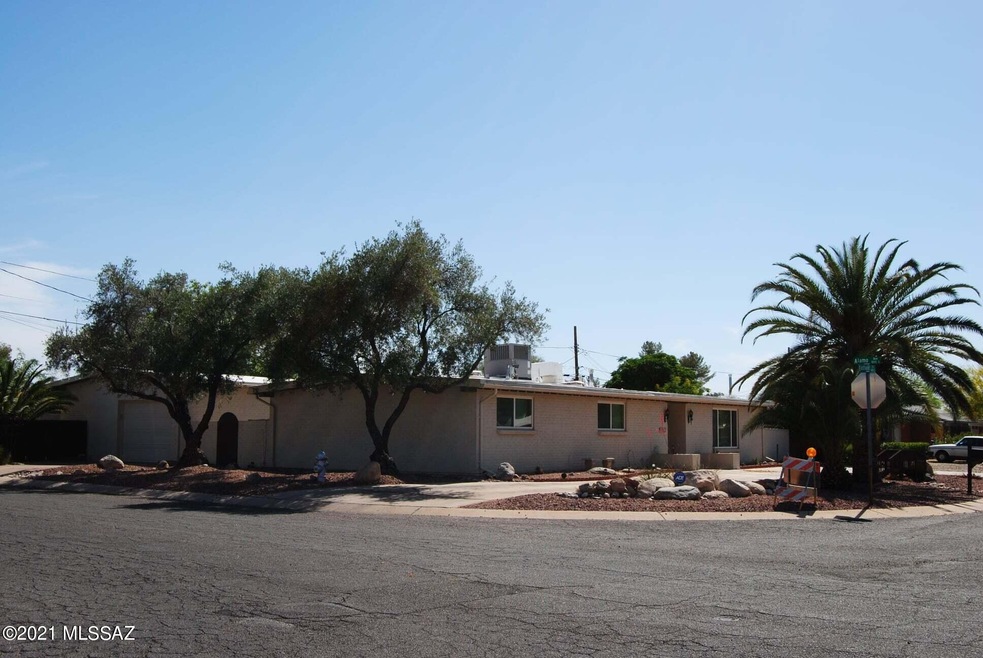 Large corner lot.