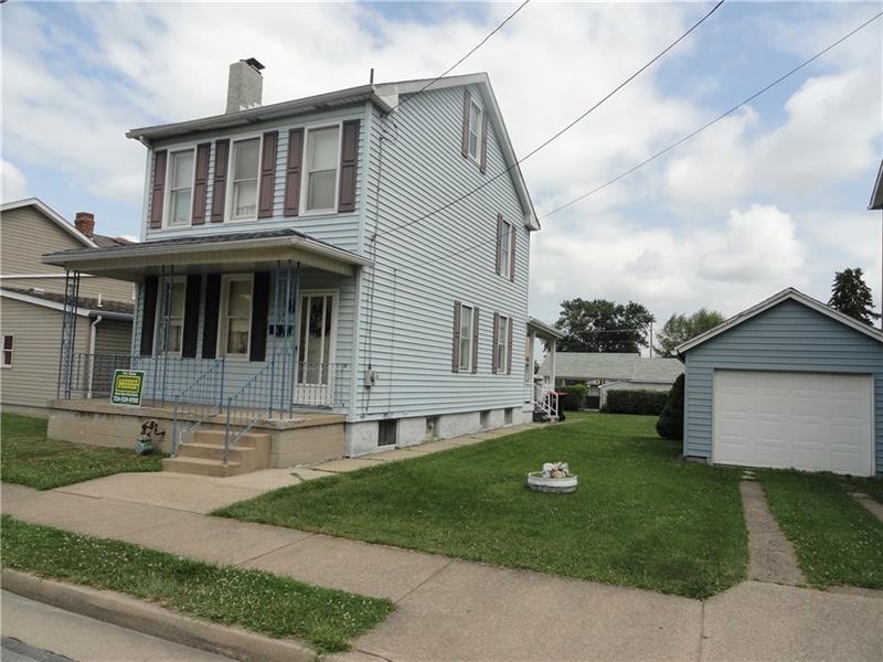 Great vinyl home with detached garage