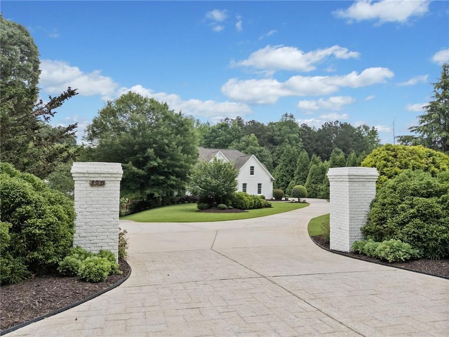 View of concrete driveway