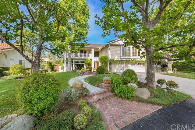 Tree-lined street located directly across from an 