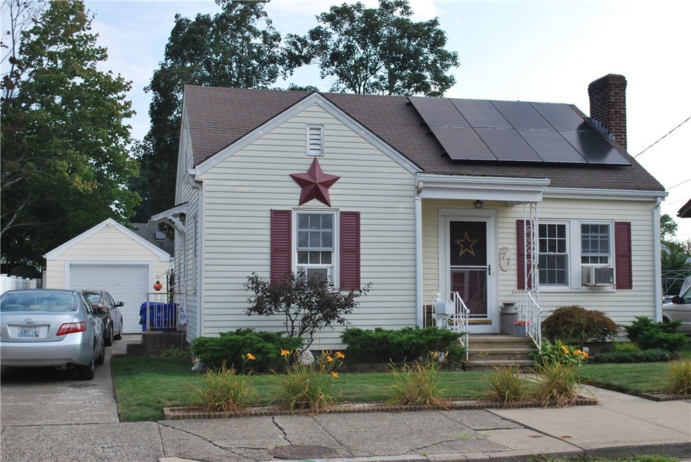 Front of this cozy cottage