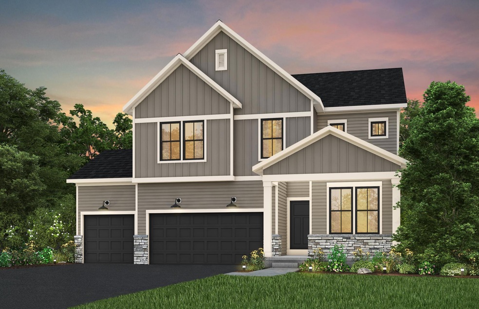 Striking curb appeal with clean lines and modern architectural design. The well-manicured landscaping complements the sleek exterior finishes, creating a welcoming and polished first impression.