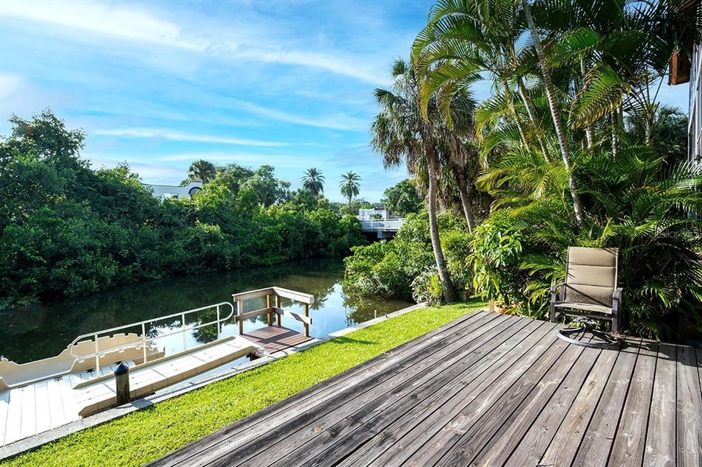 Morning view on the rear deck