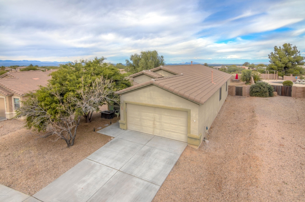 Large driveway