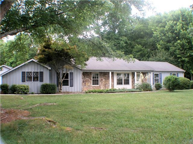 Home has gas central heat, shingle roof, and wood   siding with stone exterior.