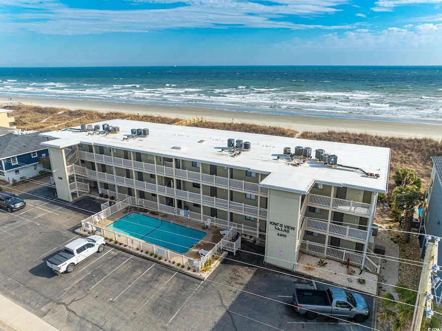Drone / aerial view with a water view and a view o