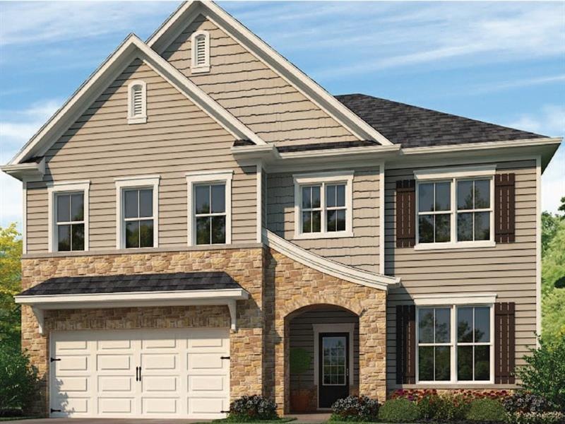 Color Rendering. Not actual home. Sample same plan