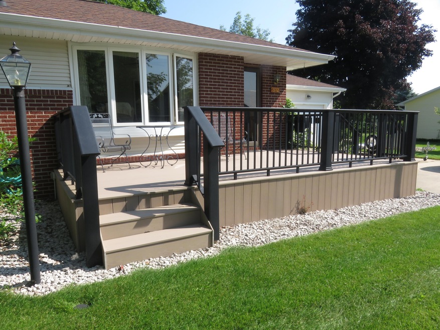 front porch trek decking