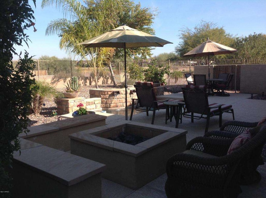 Backyard Firepit with seating
