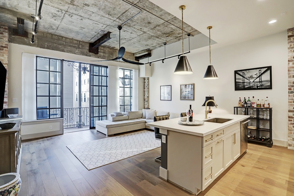 Bright contemporary condo with traditional touches