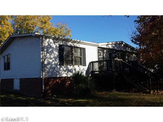 Exterior Front. Manufactured home