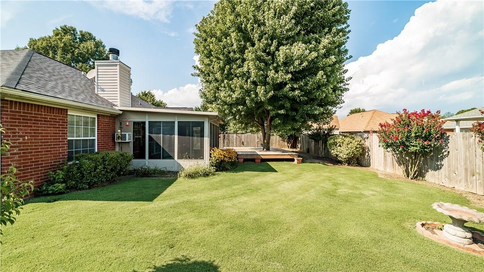 Side view of Sunroom & Deck