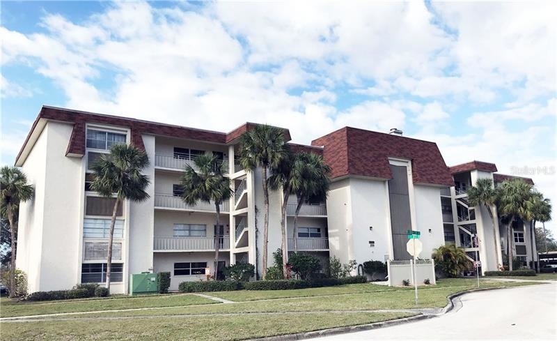 Exterior, seen from 1st Street North. Unit 402 is 