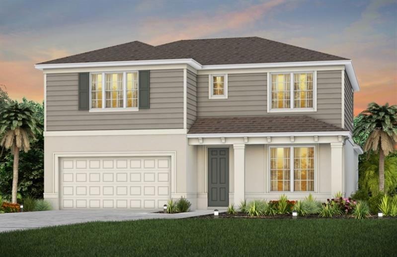 Exterior Design – Artist rendering for this new construction home. Pictures are for illustration purposes only. Elevations, colors and options may vary.