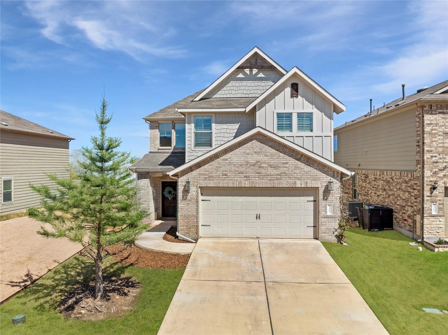 Craftsman-style house featuring board and batten 