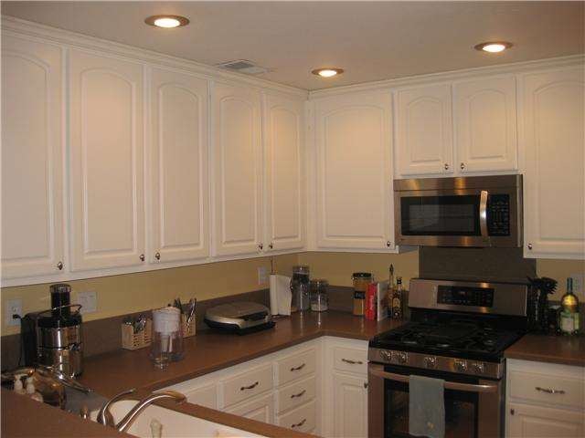 Open updated kitchen with tons of cabinet space