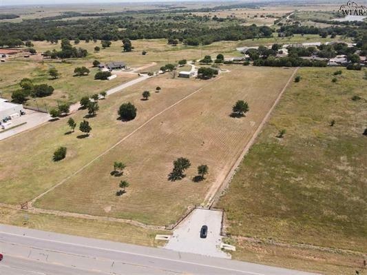 Bird's eye view featuring a rural view