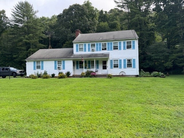 4 Bedroom 2 1/2 bath Colonial on 2 level acres.