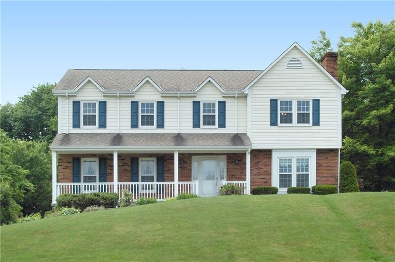 The floor plan of this updated four bedroom home a