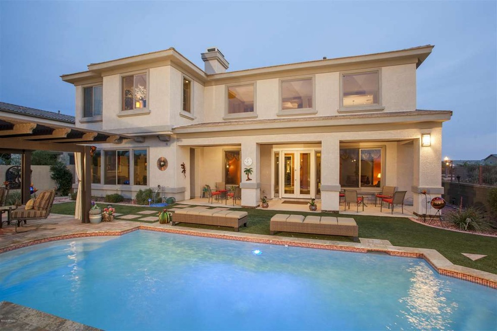 Rear Elevation & Pool