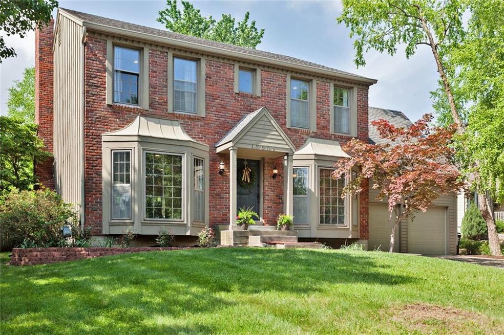 Pretty brick house. Buyer chooses new paint color 