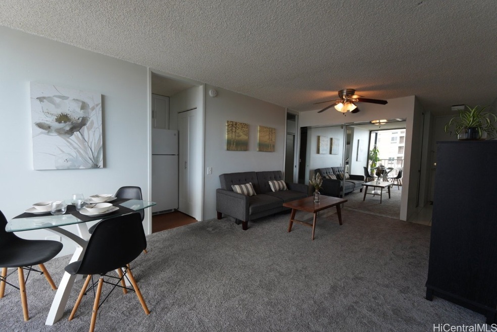 Spacious Living Area featuring new paint and Carpe