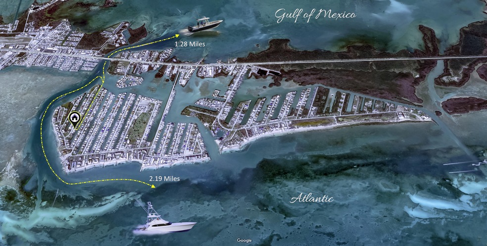 Easy access Ocean & Gulf!