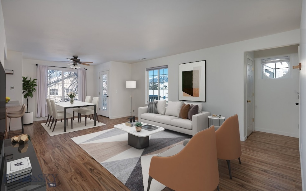Open main living space with great Bridger views!