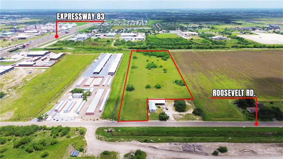 View of property location with property parcel outlined